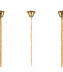 Poland 300 x 40cm Linear Pendant Bell Cup 16 Light E14 Brass/Cognac Sculpted Glass Item Weight: 73kg-6