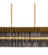 Poland 300 x 40cm Linear Pendant Bell Cup 16 Light E14 Brass/Smoked Sculpted Glass Item Weight: 73kg-7