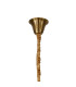 Poland 96cm Pendant Round 5 Tier 23 Light E14 Brass/Smoked Sculpted Glass Item Weight: 48kg-5