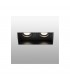 Trimless Black Tiltable square Recessed Downlight, GU10 - 1