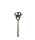 Poland 96cm Pendant Round 5 Tier 23 Light E14 Polished Nickel/Clear Sculpted Glass Item Weight: 48kg-5