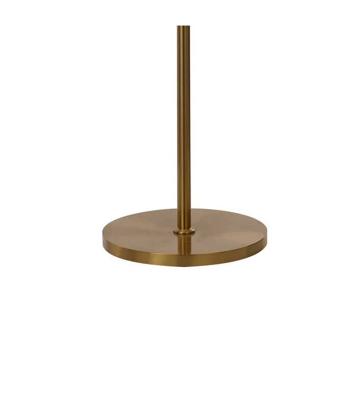 Poland 35 x 168cm Floor Lamp 5 Light E14 Brass/Cognac Sculpted Glass Item Weight: 16.5kg-6