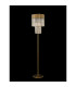 Poland 35 x 168cm Floor Lamp 5 Light E14 Brass/Cognac Sculpted Glass Item Weight: 16.5kg-8