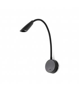 Adjustable Black Wall Reader Light - 1