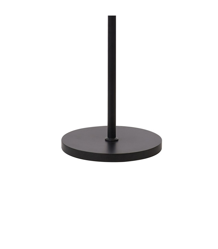 Poland 35 x 168cm Floor Lamp 5 Light E14 Matt Black/Smoked Sculpted Glass Item Weight: 16.5kg-6