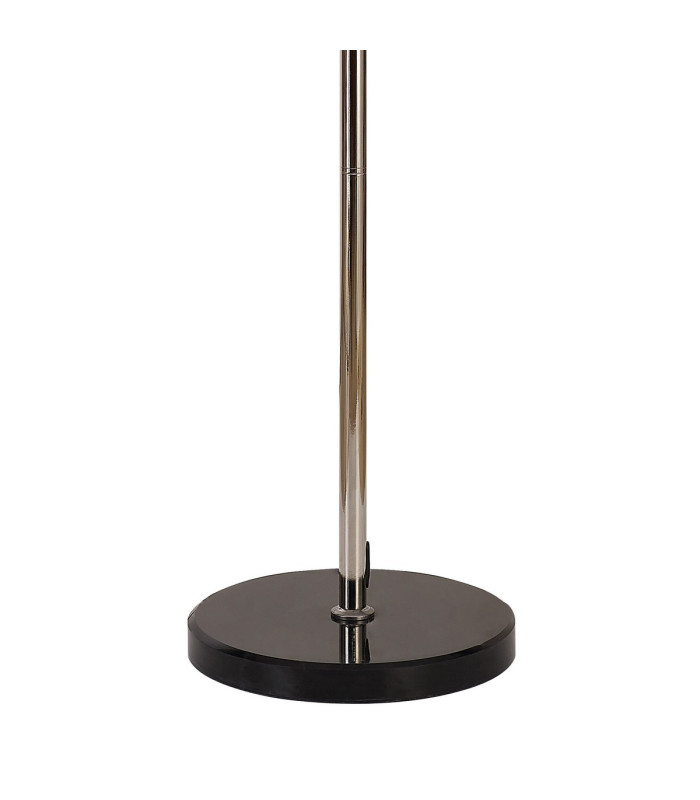 Poland 35 x 168cm Floor Lamp 5 Light E14 Polished Nickel/Clear Sculpted Glass Item Weight: 16.5kg-5