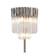 Poland 35 x 168cm Floor Lamp 5 Light E14 Polished Nickel/Clear Sculpted Glass Item Weight: 16.5kg-6