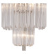 Poland 35 x 168cm Floor Lamp 5 Light E14 Polished Nickel/Clear Sculpted Glass Item Weight: 16.5kg-7