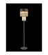 Poland 35 x 168cm Floor Lamp 5 Light E14 Polished Nickel/Cognac Sculpted Glass Item Weight: 16.5kg-3