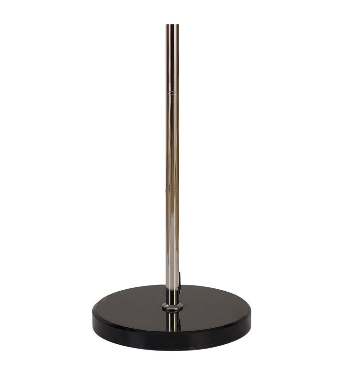 Poland 35 x 168cm Floor Lamp 5 Light E14 Polished Nickel/Cognac Sculpted Glass Item Weight: 16.5kg-5