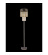 Poland 35 x 168cm Floor Lamp 5 Light E14 Polished Nickel/Cognac Sculpted Glass Item Weight: 16.5kg-8