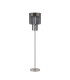 Poland 35 x 168cm Floor Lamp 5 Light E14 Polished Nickel/Smoked Sculpted Glass Item Weight: 16.5kg-4