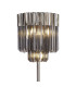Poland 35 x 168cm Floor Lamp 5 Light E14 Polished Nickel/Smoked Sculpted Glass Item Weight: 16.5kg-6