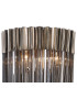 Poland 35 x 168cm Floor Lamp 5 Light E14 Polished Nickel/Smoked Sculpted Glass Item Weight: 16.5kg-7