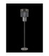 Poland 35 x 168cm Floor Lamp 5 Light E14 Polished Nickel/Smoked Sculpted Glass Item Weight: 16.5kg-8