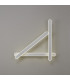 Dunkirk Dimmable Adjustable 3 Arm Flush Ceiling/Wall Lamp 24W LED 4000K 1200lm Sand White -16