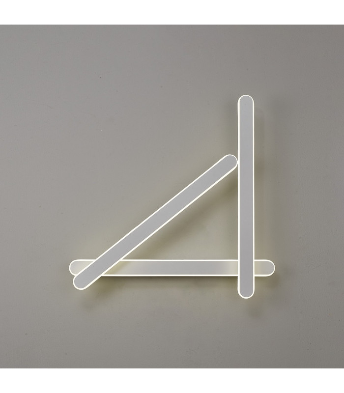 Dunkirk Dimmable Adjustable 3 Arm Flush Ceiling/Wall Lamp 24W LED 4000K 1200lm Sand White -16