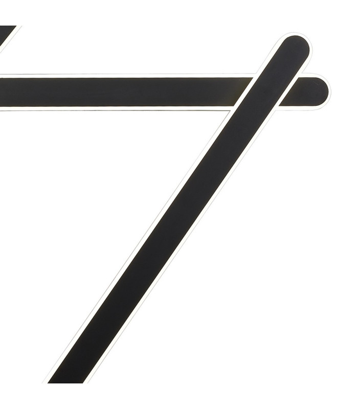 Dunkirk Dimmable Adjustable 3 Arm Flush Ceiling/Wall Lamp 24W LED 4000K 900lm Satin Black -7