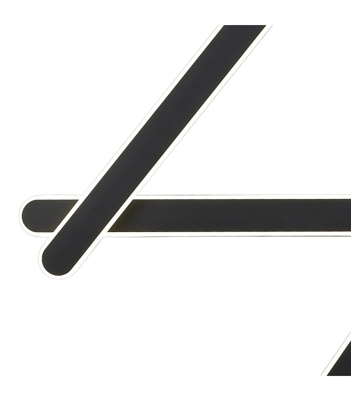 Dunkirk Adjustable 3 Arm Flush Ceiling/Wall Lamp 24W LED 4000K 900lm Satin Black -6