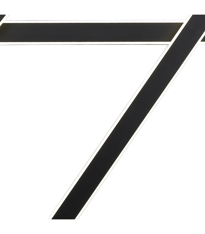Dunkirk Adjustable 3 Arm Flush Ceiling/Wall Lamp 24W LED 4000K 900lm Satin Black -7