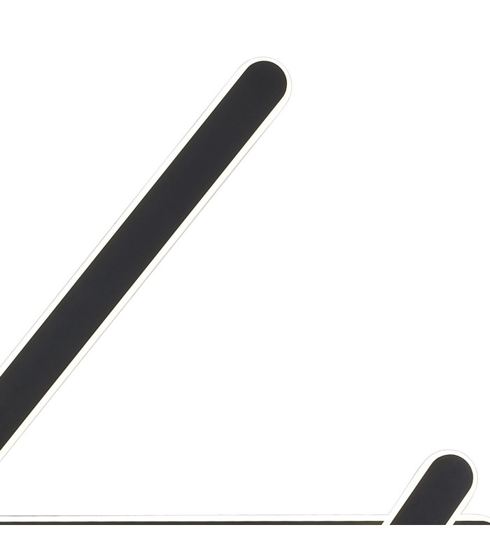 Dunkirk Adjustable 3 Arm Flush Ceiling/Wall Lamp 24W LED 4000K 900lm Satin Black -8