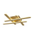 Dunkirk Dimmable Lattice Ceiling 40W LED 3000K 1400lm Sand Gold -1