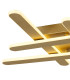 Dunkirk Dimmable Lattice Ceiling 40W LED 3000K 1400lm Sand Gold -7