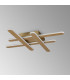 Dunkirk Dimmable Lattice Ceiling 40W LED 3000K 1400lm Sand Gold -10