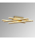 Dunkirk Dimmable Lattice Ceiling 40W LED 3000K 1400lm Sand Gold -11