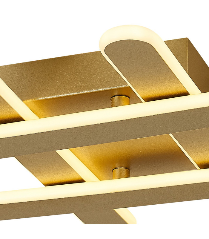 Dunkirk Lattice Ceiling 40W LED 3000K 1400lm Sand Gold -8