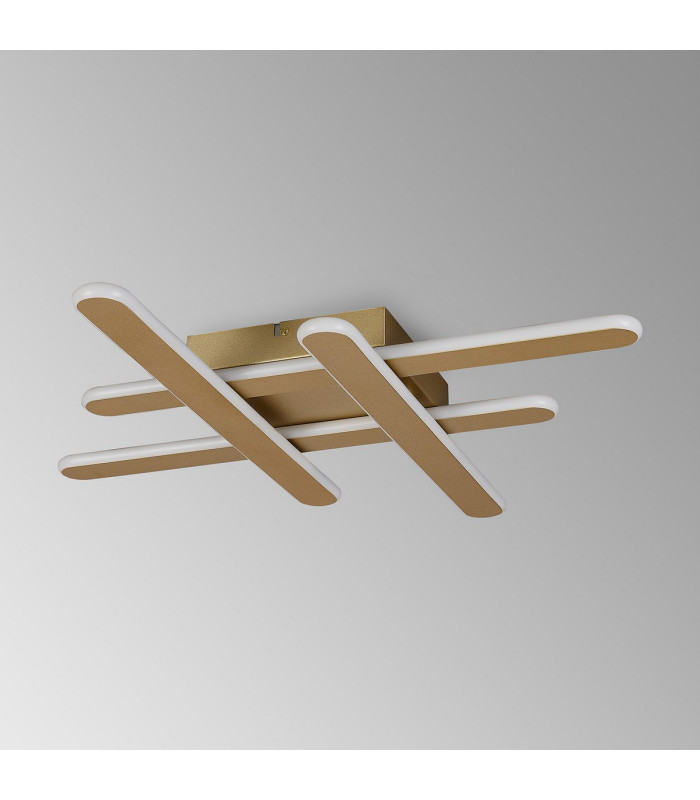 Dunkirk Lattice Ceiling 40W LED 3000K 1400lm Sand Gold -10