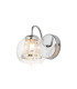 Austin Wall Lamp 1 Light G9 IP44 Polished Chrome/Clear Glass/Clear Crystal-1