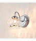 Austin Wall Lamp 1 Light G9 IP44 Polished Chrome/Clear Glass/Clear Crystal-3