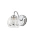 Austin Wall Lamp 1 Light G9 IP44 Polished Chrome/Clear Glass/Clear Crystal-4
