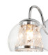 Austin Wall Lamp 1 Light G9 IP44 Polished Chrome/Clear Glass/Clear Crystal-6