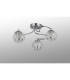 Austin 49.5cm Semi Ceiling 3 Light G9 IP44 Polished Chrome/Clear Glass/Clear Crystal-8