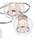 Austin 51.5cm Semi Ceiling 5 Light G9 IP44 Polished Chrome/Clear Glass/Clear Crystal-8