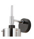 Eden Wall Lamp 10x13.5cm Cylinder Glass 1 Light E14 IP44 Black/Polished Chrome/Smoke-5