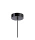 Eden 10cm 1.5m Single Pendant 10x13.5cm Cylinder Glass 1 Light E14 IP44 Black/Polished Chrome/Amber-8