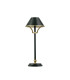 Monroe Rechargeable Battery Operated Table Lamp 1.8W LED 3000K 160lm 3-Step Dimming Dark Green/Gold -4