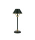 Monroe Rechargeable Battery Operated Table Lamp 1.8W LED 3000K 160lm 3-Step Dimming Dark Green/Gold -5
