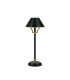 Monroe Rechargeable Battery Operated Table Lamp 1.8W LED 3000K 160lm 3-Step Dimming Dark Green/Gold -9