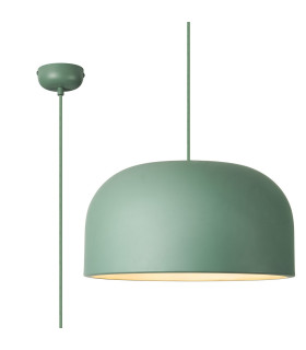 Denver 43cm Pendant 1 x E27 Sand Green-1