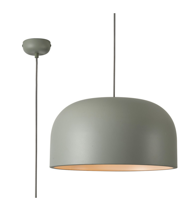 Denver 43cm Pendant 1 x E27 Sand Grey-1