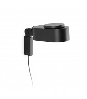 LED Adjustable Wall Lamp Black Dimmable 6W 2700K-4800K - 1