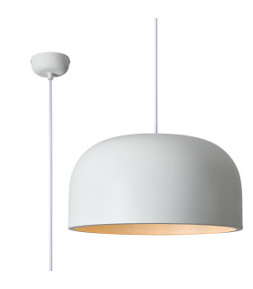 Denver 43cm Pendant 1 x E27 Sand White-1