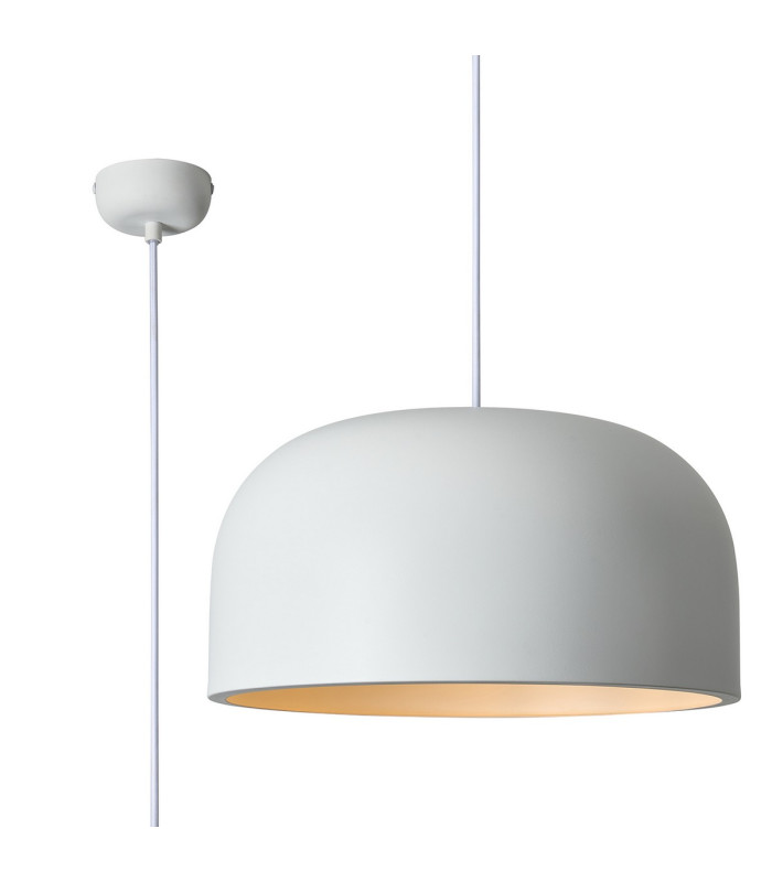 Denver 43cm Pendant 1 x E27 Sand White-1