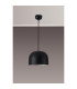 Denver 22cm Pendant 1 x E27 Sand Black-8