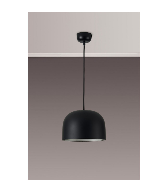 Denver 22cm Pendant 1 x E27 Sand Black-8