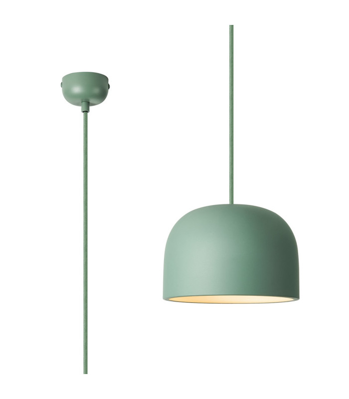 Denver 22cm Pendant 1 x E27 Sand Green-1